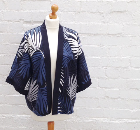 Botanical Print Kimono Jacket  - sold