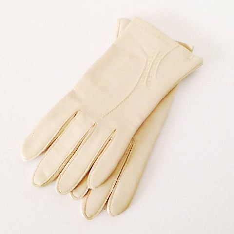 Cream gloves