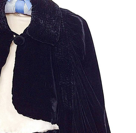 1930s velvet bolero jacket - sold out