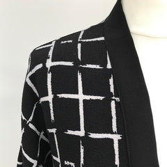 Black and White Check Batwing Jacket  SOLD OUT