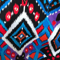 Aztec Print Kimono Style Jacket With Pockets