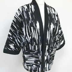 Black and White Kimono Style Jacket  SOLD OUT