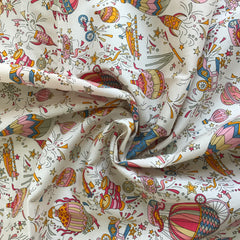 Liberty Stamp Print Scarf Neckerchief