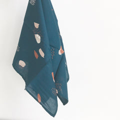 Women's Contemporary printed Dark Green Scarf Neckerchief