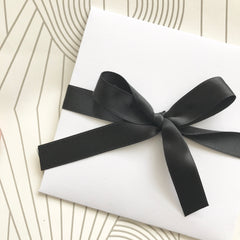 Black and white Leather Disc Earrings