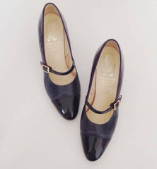 Navy Dolly Shoes  SOLD