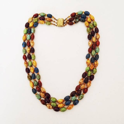 Multi-coloured beads - sold
