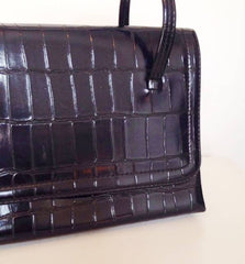 Navy mock croc bag    SOLD