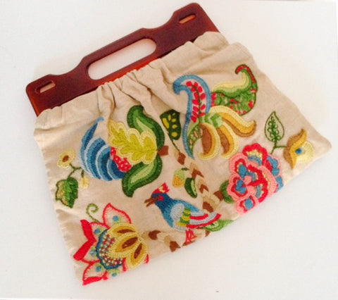 Colourful embroidered bag - sold out