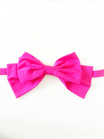 Fuschia pink bowtie sold