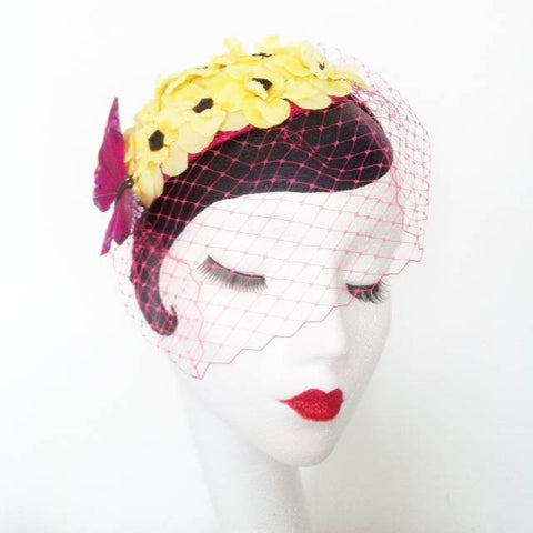 Primrose floral headband - Sold