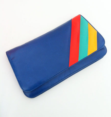 Rainbow clutch bag - sold