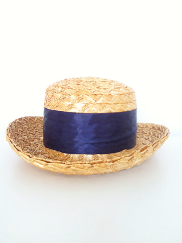 Summer straw hat  SOLD