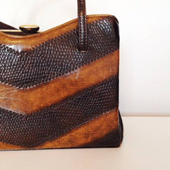 Faux Snakeskin Bag SOLD
