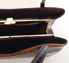 Faux Snakeskin Bag SOLD