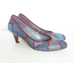 Blue suede shoes by topshop - sold