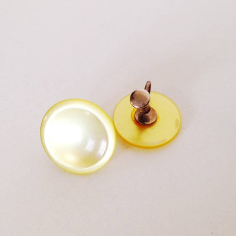 1940s yellow earrings